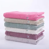 Homedius Banyo Çiçekli Pamuklu Ayak Havlusu 50x70cm Pembe 2'li - 5