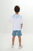 Toontoy Erkek Çocuk Shadowy Baskılı Şortlu Takım - 4
