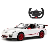 Rastar 1:14 Porsche 911 RS Uzaktan Kumandalı Araba Beyaz 2.4 Ghz Işıklı Spor Araba - 1
