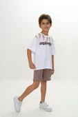Toontoy Erkek Çocuk Shadowy Baskılı Şortlu Takım - 12