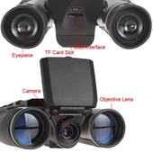 12x32 Zoom Dijital Dürbün Teleskop Kamera 5mp Cmos Sensör 2.0 İnc Tft Full Hd 1080 P Dvr Fotoğraf Video Kayıt Usb Dürbün - 5