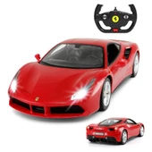 Rastar 1:14 Ferrari 488 GTB Uzaktan Kumandalı Araba Kırmızı 2.4 Ghz Işıklı Spor Araba - 1