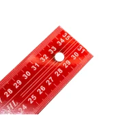 350 mm 35 cm Alüminyum Marangoz Gönye Metal Gövde Açılı Ölçüm Cetveli Ahşap İnşaat Hassas Gönye - 4