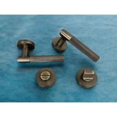 Rivax Meta Antik Sarı Zamak Yuvarlak Rozetli Wc Banyo Kapı Kolu 1 Takım thumbnail 6