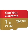 SanDisk Extreme 1 TB SDSQXAV-1T00-GN6MN UHS-I U3 A2 V30 Micro SD Kart - 1