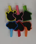 Desenli Notlu Mandal (6'lı Set-10 Paket) - 1