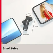 OUTLET Sandisk iXpand Luxe 128GB iPhone USB Bellek SDIX70N-128G-GN6NE OUTLET - 3