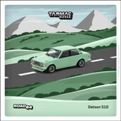 Tarmac 1:64 Datsun 510 Light Green T64R-052-GR - 2