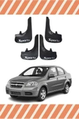 Heda Tex  Chevrolet Aveo Sedan 2005-2011 Sports Yazılı 4'lü Tozluk Çamurluk Paçalık thumbnail 1