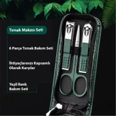 HyMark 6 Parça Deri Çantalı Manikür Pedikür Özel Tırnak Makası Seti - 6