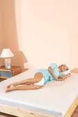 Softlife Visco Kalp Model Diz Arası Ortopedik Yastık Bacak Arası Yastık Visco Yastık - 5