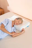 Softlife Visco Çift Boyun Destekli Ortopedik Visko Yastık - 60x40x12/10cm - 4