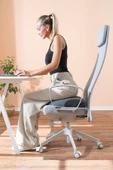 Softlife Visco Önü Açık Oturma Simidi Kuyruk Sokumu Visco Yastığı Oturma Minderi 43X43x9 cm - 3