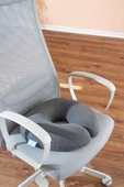 Softlife Visco Önü Açık Oturma Simidi Kuyruk Sokumu Visco Yastığı Oturma Minderi 43X43x9 cm - 2