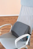 Softlife Jelli Ortopedik Visco Bel Yastığı Ofis Araba Koltuk Yastığı Serinleten Yastık 38x32x12 - 5