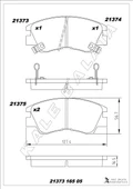 BALATA ÖN COLT-DELICA III-L200 II-L300 III-PAJERO-MONTERO-VALLEY 86-90 - 1