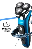 GOLDMASTER Centilmen Esnek Oynar Başlıklı Led Ekranlı IPX6 Islak Kuru Su Geçirmez Tıraş Makinesi - 4