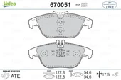 FREN BALATASI ARKA MERCEDES W204 S204 X204 C207 A207 - 1