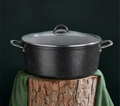 Oms Gastro Granit Derin Tencere 34cm 3113 - 1