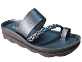 VOGA 1724 SİYAH CİLT PARMAK ARASI COMFORT CASUAL ANATOMİK TERLİK - 1