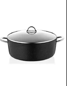 Oms Gastro Granit Derin Tencere 34cm 3113 - 2