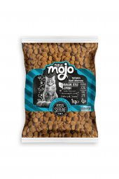 MyCat Mojo Black Balıklı Kedi Maması 1 Kg - şeffaf ambalaj - 1