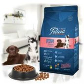 Felicia High Premium Düşük Tahıllı Kuzu Etli Büyük Irk 2 kg Yavru Köpek Maması- ŞEFFAF PAKET - 1