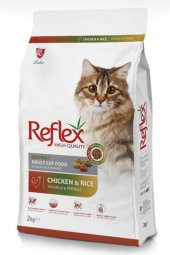 Reflex Renkli Taneli Tavuklu Kedi Maması 3 kg şeffaf paket - 1