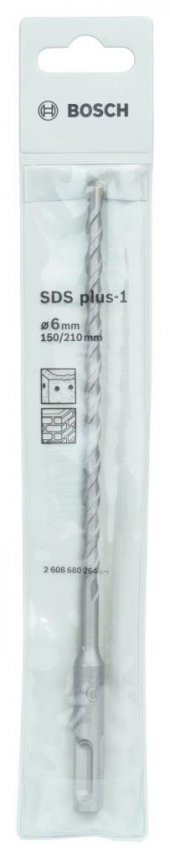 Bosch - Plus-1 Serisi, SDS-plus Kırıcı Delici Matkap Ucu 6*210 mm - 2