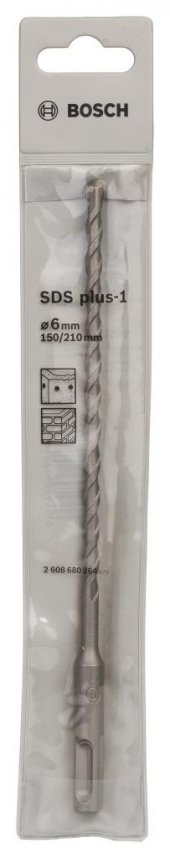 Bosch - Plus-1 Serisi, SDS-plus Kırıcı Delici Matkap Ucu 6*210 mm - 4