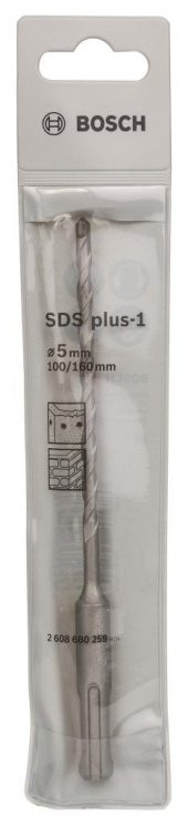 Bosch - Plus-1 Serisi, SDS-plus Kırıcı Delici Matkap Ucu 5*160 mm - 4