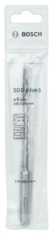 Bosch - Plus-1 Serisi, SDS-plus Kırıcı Delici Matkap Ucu 6*160 mm - 2