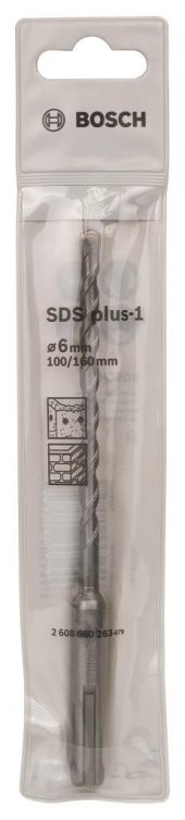 Bosch - Plus-1 Serisi, SDS-plus Kırıcı Delici Matkap Ucu 6*160 mm - 6