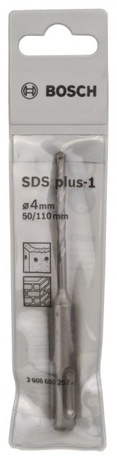 Bosch - Plus-1 Serisi, SDS-plus Kırıcı Delici Matkap Ucu 4*110 mm - 4