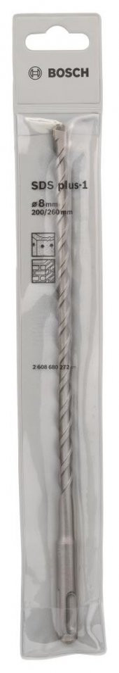 Bosch - Plus-1 Serisi, SDS-plus Kırıcı Delici Matkap Ucu 8260 mm - 4