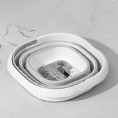 Porsima 2li Katlanır Temizlik Seti - Katlanır Sepet 25lt - Katlanır Kova 10lt thumbnail 5