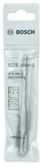 Bosch - Plus-1 Serisi, SDS-plus Kırıcı Delici Matkap Ucu 5*110 mm thumbnail 2