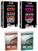 Yargı + Anla Kazan 2026 KPSS Lise Ön Lisans Efsane Soru Bankası + Yaprak Test ve Deneme 4 lü Set - 2