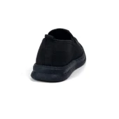 Erkek Siyah Çok Hafif Triko Bağcıksız Esnek Hafif Günlük Casual Sneaker Spor Ayakkabı thumbnail 5