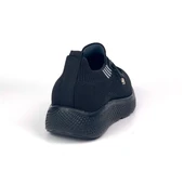 Kadın Siyah Çok Hafif Triko Günlük Rahat Ortopedik Terletmeyen Spor Sneaker Ayakkabı - 5
