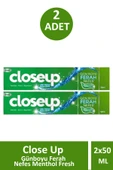 Close Up Günboyu Ferah Nefes Menthol Fresh 50 ml 2 Adet - 1
