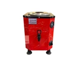Demsu 1 Demlikli Süpermini Elektrikli Kırmızı Mermer Desenli Çay Kazanı 10 Litre - 1