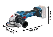Bosch GWS 18V-15 C Procore 2x5,5Ah Çift Akülü Taşlama - 2