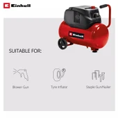 Einhell TC-AC 200/24/8 OF Hava Kompresörü Yağsız 4020590 - 6
