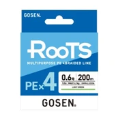 Gosen X4 Roots PE 4 Örgü Spin İpi 200mt Light Green  0.8 PE - 8