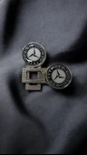 mercedes Logolu Ikaz Ses Susturucu Metal Toka 2 Adet - 2