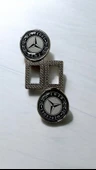 mercedes Logolu Ikaz Ses Susturucu Metal Toka 2 Adet - 3