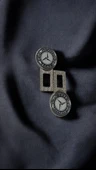 mercedes Logolu Ikaz Ses Susturucu Metal Toka 2 Adet - 1