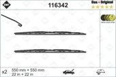 SİLECEK SÜPÜRGESİ ÖN AUDI A4 550 x 550 mm ESKİ TİP - 1