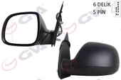 DIŞ DİKİZ AYNASI SOL AMAROK 09 ELEKTRİKLİ ISITMALI DESENLİ ASFERİK 5 FİŞ VM-6190EHAL - 1